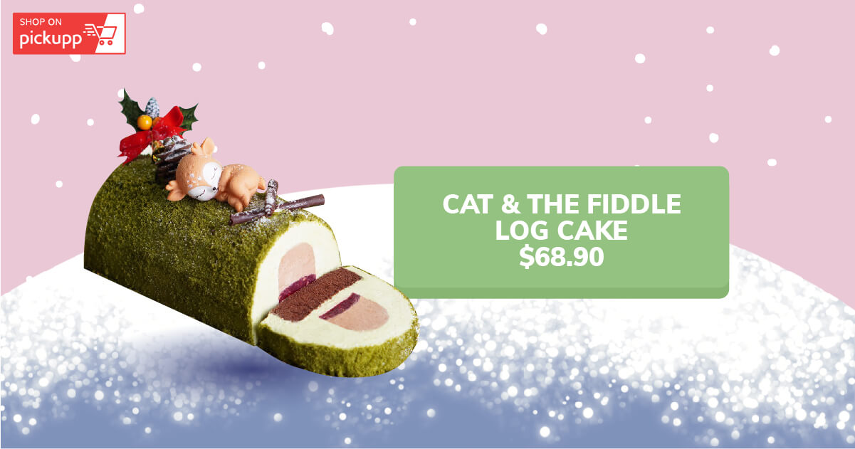 Shop On Pickupp Cat & the Fiddle's Log Cake